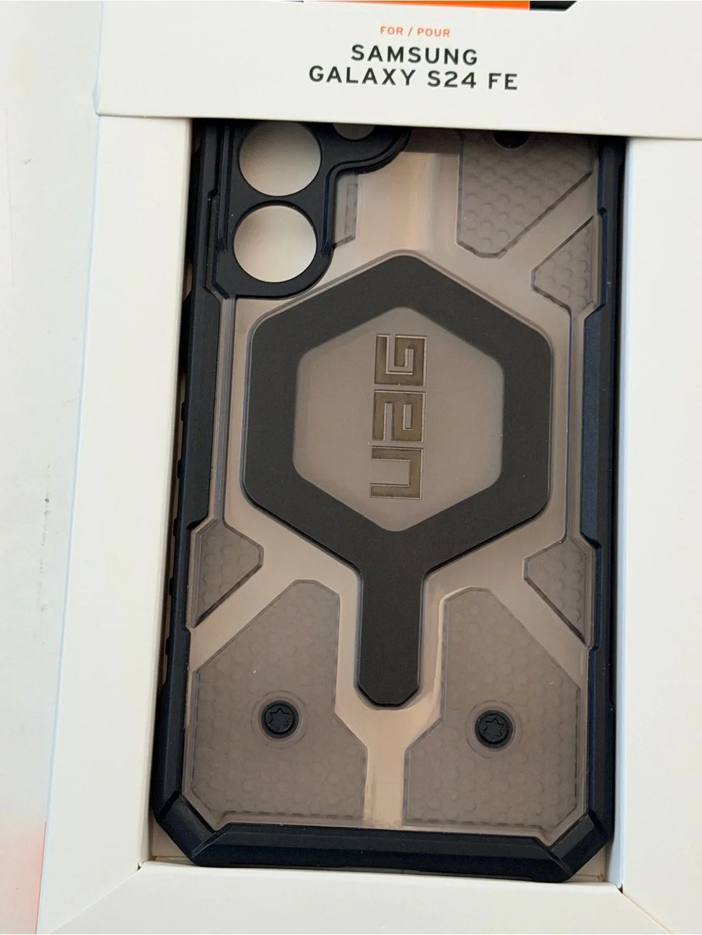 UAG Pathfinder Case for Samsung Galaxy S24 FE — Black/Tan